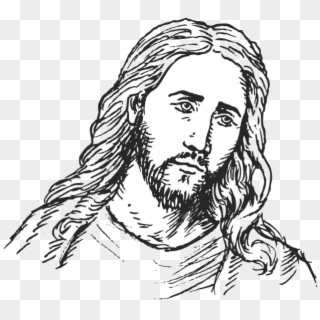 Jesus Christ Png Image - Jesus Drawing Transparent Background, Png Download