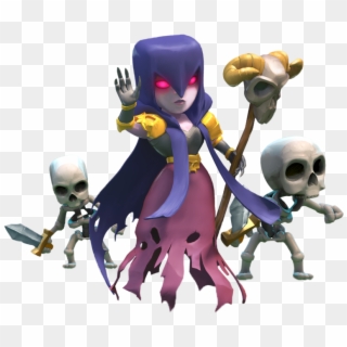 Clash Of Clans Witch Png - Clash Of Clans Troops, Transparent Png
