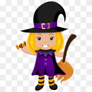 Download Halloween Little Witch Png Images Background - Little Witch Clip Art, Transparent Png