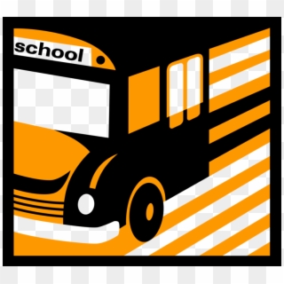 Vector Illustration Of Schoolbus Or School Bus Used - Bus, HD Png Download
