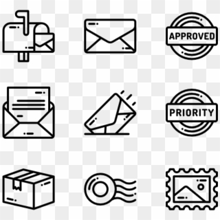 Post Office - Hand Drawn Icon Png, Transparent Png