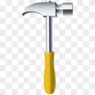 Yellow Hammer Png Clip Art - Hammer Png, Transparent Png