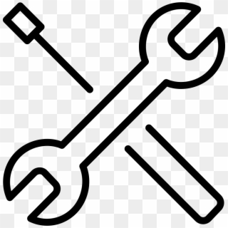 Png File - Wrench And Screwdriver Png, Transparent Png