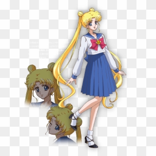 Moon 1 - Sailor Moon Crystal Character Design, HD Png Download