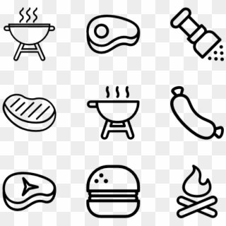 Barbecue & Grill - Utensils Icon Transparent Background, HD Png Download