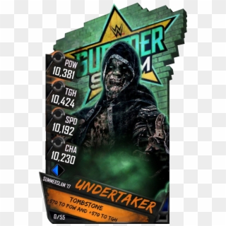 Supercard Undertaker R10 Summerslam Supercard Undertaker, HD Png Download