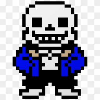 Download Killer Sans Face - Sans Battle Sprite Colored - Full Size PNG  Image - PNGkit