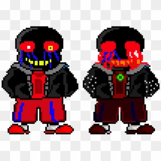 Killer Sans Pixel Art, HD Png Download , Transparent Png Image - PNGitem