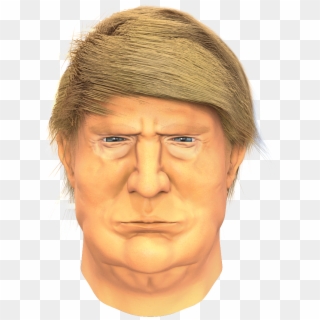 Donald Trump Head Sculpt - Close-up, HD Png Download