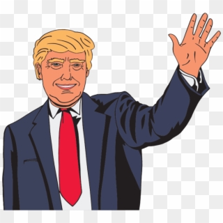 Cartoon, Celebrity, Comic, Donald Trump, Male, Man - Donald Trump Cartoon, HD Png Download
