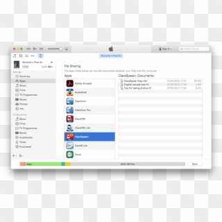 Itunes File Transfer - Itunes Screen With Iphone, HD Png Download