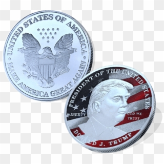 Donald Silver American Af Aaf Nation - Trump Coin Silver, HD Png Download