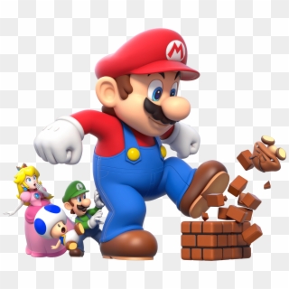 Huge Mario - Mega Mario, HD Png Download