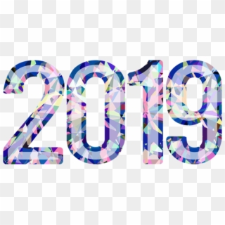 Free Png 2019 Crystal Png - Happy New Year 2019 Clipart Transparent, Png Download