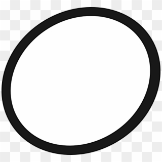 Oval Black Border Png - Black Oval Clip Art, Transparent Png