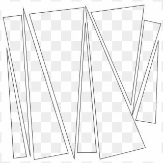Ftestickers Collage Frame Triangle - Illustration, HD Png Download