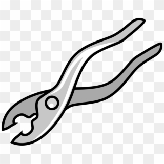 Needle Nose Pliers Tool Slip Joint Pliers Tongue And - Clip Art Tools, HD Png Download