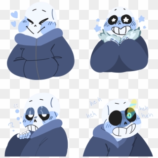 Practicing Lineless And Out Came A Bunch Of Tiny Sans' - Cartoon, HD Png Download