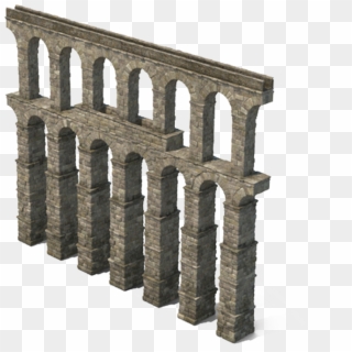 Rome Roman Aqueduct Segment Transprent Png Free - Acueducto Romano Png, Transparent Png