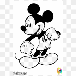 Free Stock Dibujo De Mouse Para Pintar Buscar Con - Mickey Mouse Para Pintar, HD Png Download
