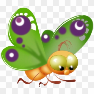 Baby Butterfly Cartoon Clip Art Pictures - Png Clipart Butterfly Transparent Background, Png Download