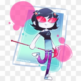 A Long Time Ago My Friend Requested Me A Terezi Wearing - Cartoon, HD Png Download