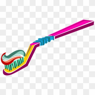 Vector Illustration Of Oral Hygiene Toothbrush For - Toothbrush Flashcards, HD Png Download