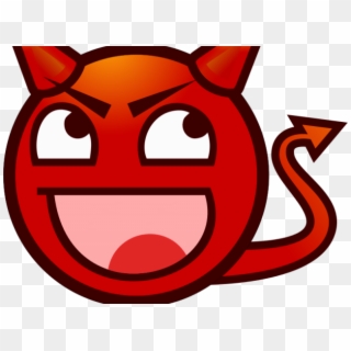 Emoji Clipart Demon - Red Devil Cartoon Png, Transparent Png