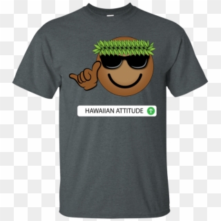 Hawaiian Attitude Emoji Design - Cartoon, HD Png Download
