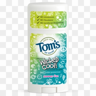 10tom's Girl's Summer Fun Wicked Cool Kid's Deodorant - Toms Wicked Cool Deodorant, HD Png Download