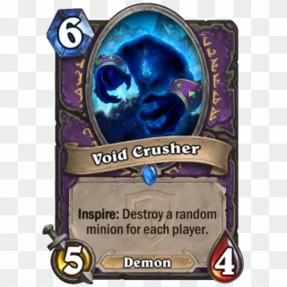 Void Crusher Card - Warlock Cards Hearthstone, HD Png Download