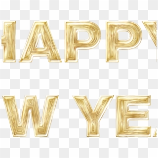 Happy New Year Clipart Gold - Emblem, HD Png Download