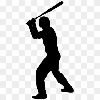 Silhouette, Baseball, Download, Standing, Recreation - College Softball, HD Png Download