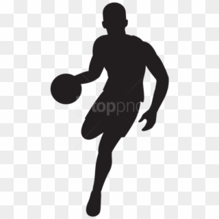 Free Png Basketball Player Silhouette Png Images Transparent - Silhouette Basketball Player Clipart, Png Download