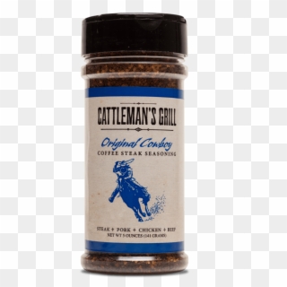 Cattleman's Grill Original Cowboy Coffee Steak Rub - Bottle, HD Png Download