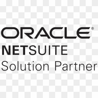 Logo Netsuite Solutionpartner - Black-and-white, HD Png Download