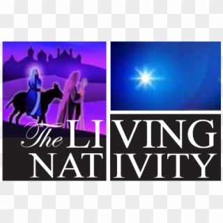 Riverdale Living Nativity Fi - Joseph On A Donkey, HD Png Download