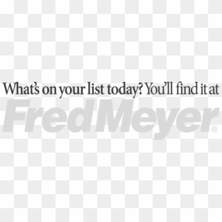 2015 Jessie S - Fred Meyer, HD Png Download