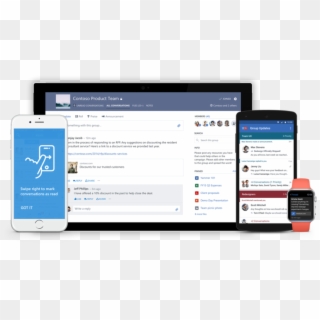 Yammer On Devices1300, HD Png Download