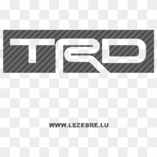 Trd Logo Carbon Decal - Toyota Racing Development, HD Png Download