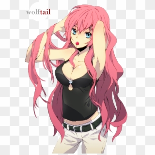 Megurine Luka Pants , Png Download - Anime Mermaid With Pink Hair, Transparent Png