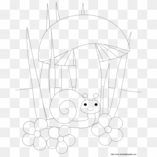 Gary The Snail Coloring Pages Az Coloring Pages - Line Art, HD Png Download