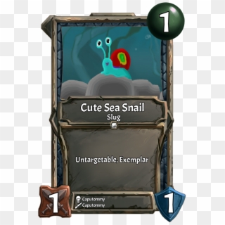 [card] Cute Sea Snail - Portable Network Graphics, HD Png Download