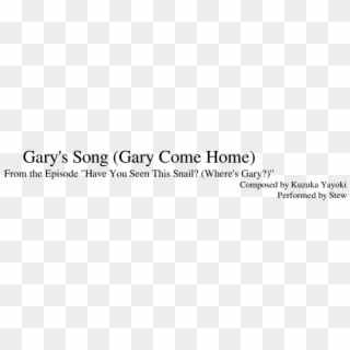 Gary's Song - Ivory, HD Png Download
