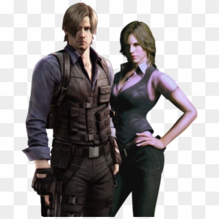 Kennedy Transparent Background Png - Resident Evil 6 Leon Y Helena, Png Download