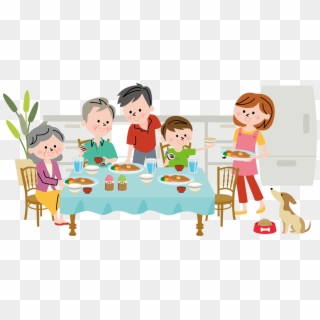 19 Family Dinner Vector Royalty Free Library Huge Freebie - People Eating Clipart Png, Transparent Png