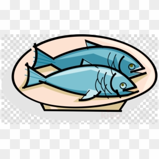 Download Fish On A Plate Clipart Fish Clip Art Fish - Fish On Plate Clipart, HD Png Download