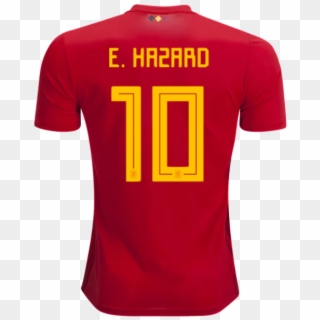 Belgium 2018 Home Jersey Eden Hazard - Eden Hazard Belçika Forması, HD Png Download