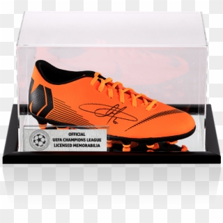 Eden Hazard Official Uefa Champions League Signed Total - Nike Mercurial Vapor Orange, HD Png Download