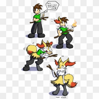 Tag - Braixen - Cartoon, HD Png Download